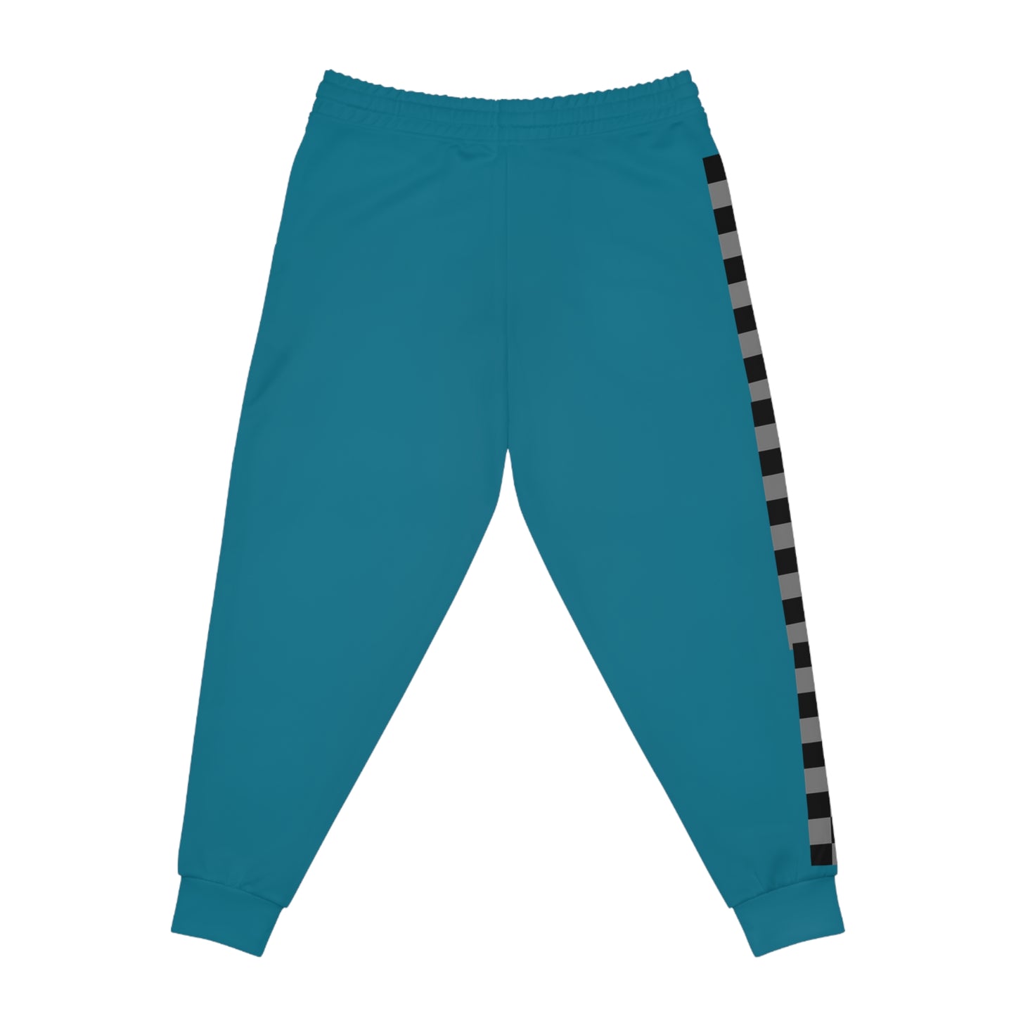 LimitZero Teal Unisex Checkered Sweatpants