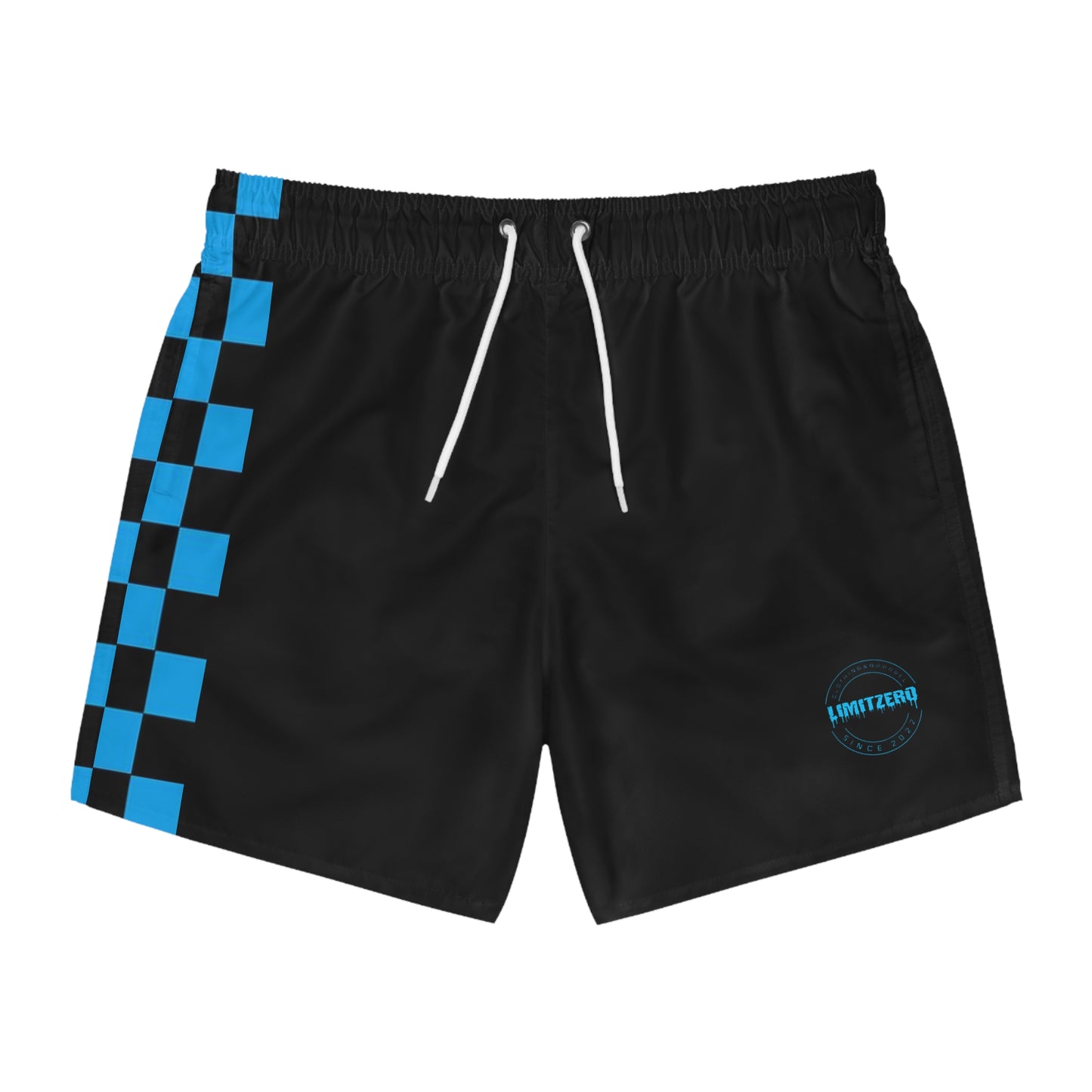 LimitZero Blue checkered Surf Shorts V3