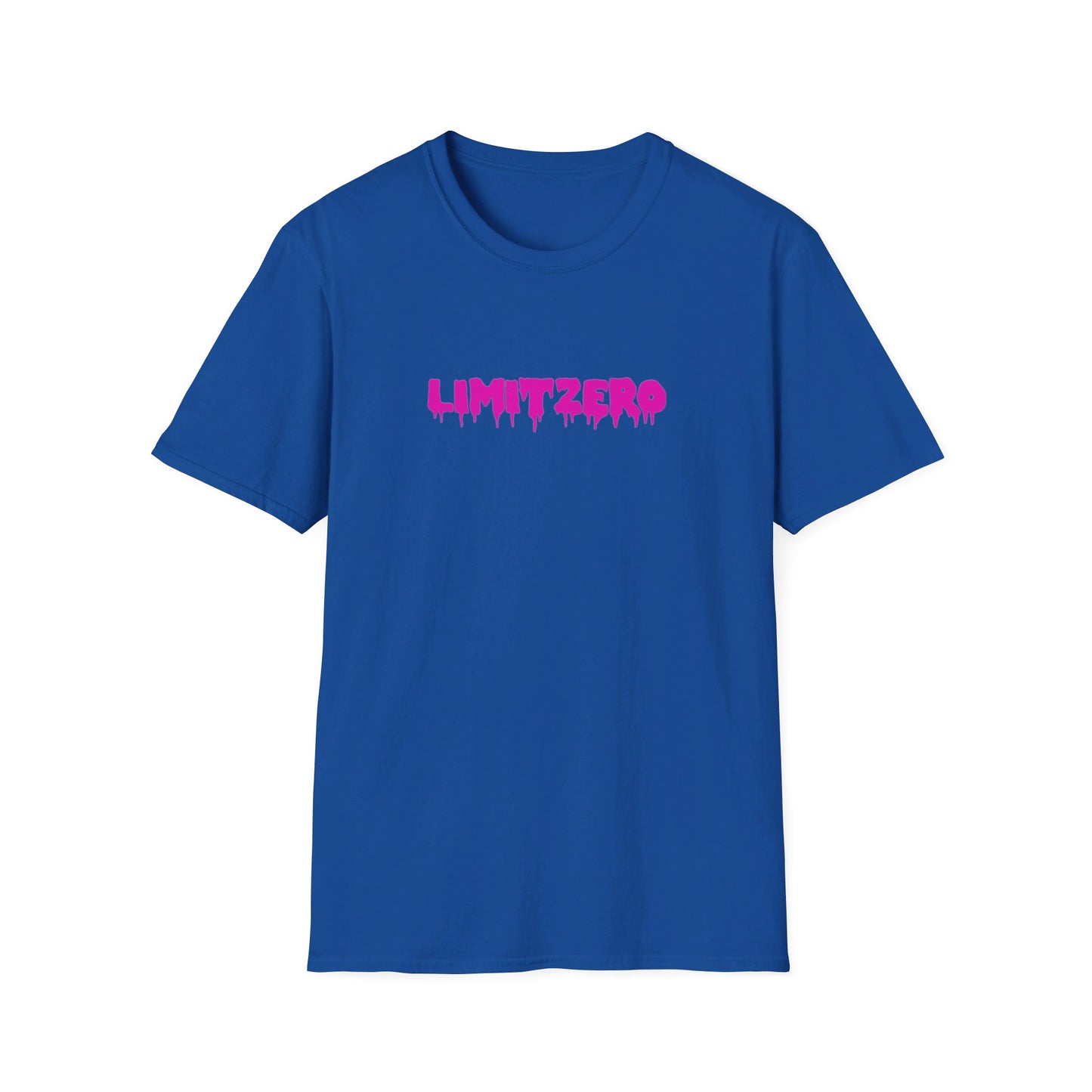 LimitZero Front Pink Drip Logo Tee