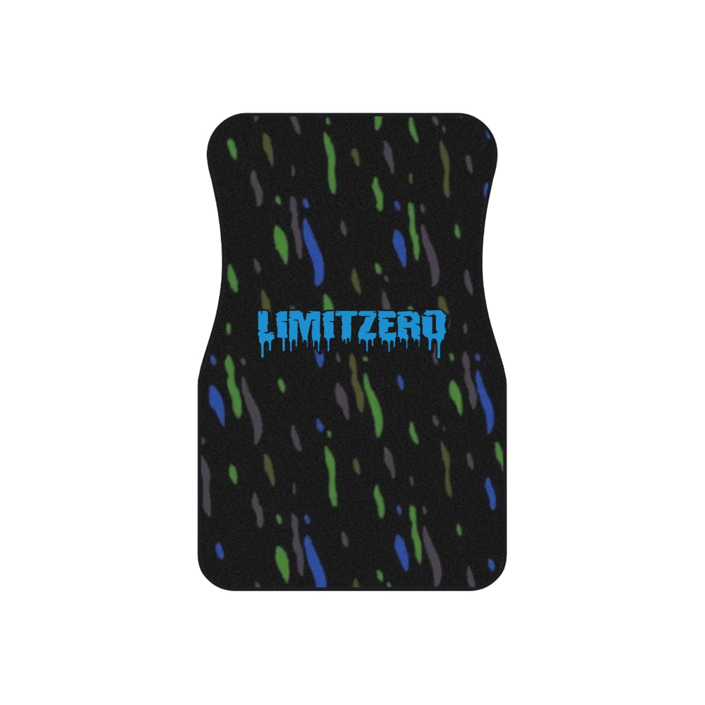 LimitZero Blue Confetti Car Mats (2x Front)