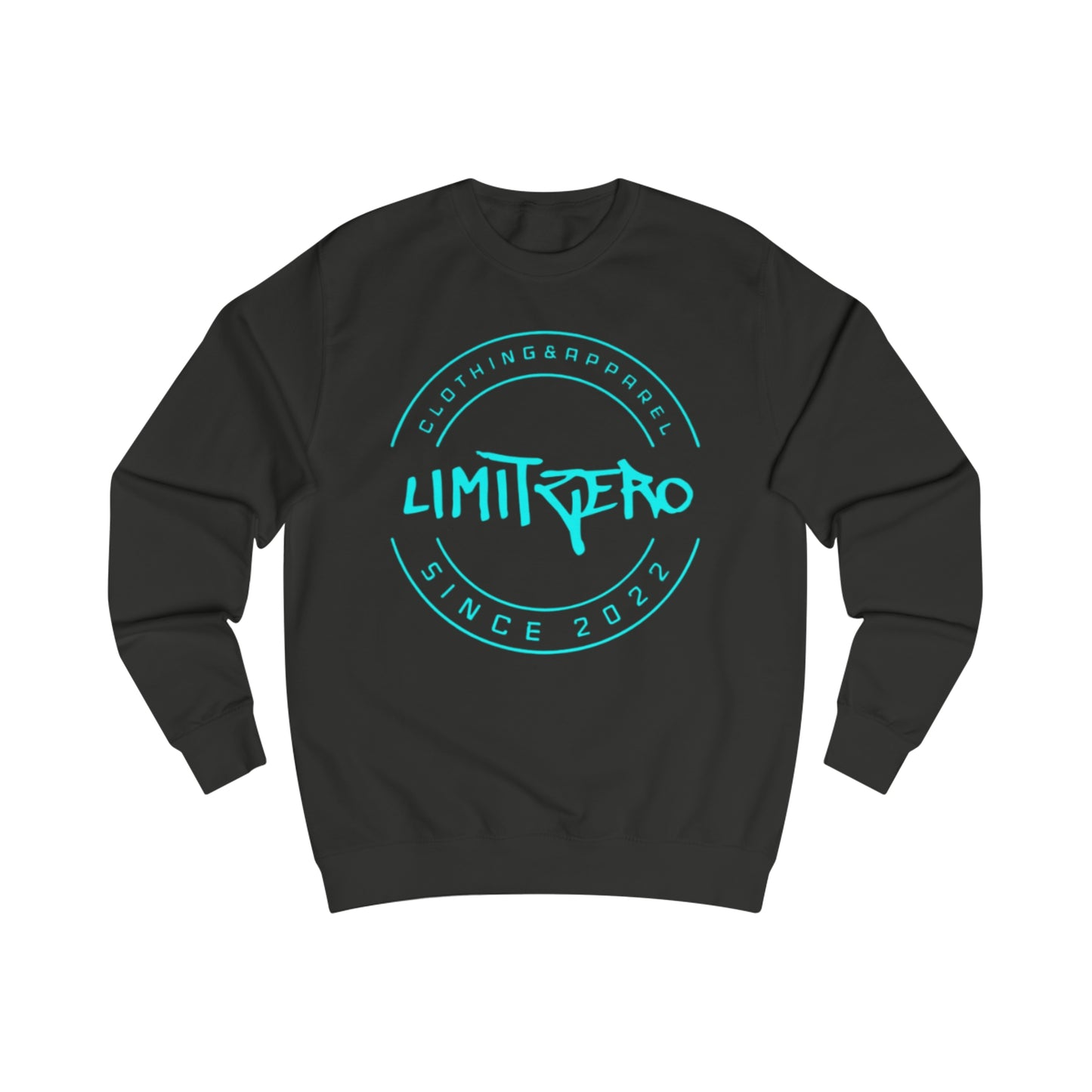 LimitZero Black/Teal Unisex Sweatshirt