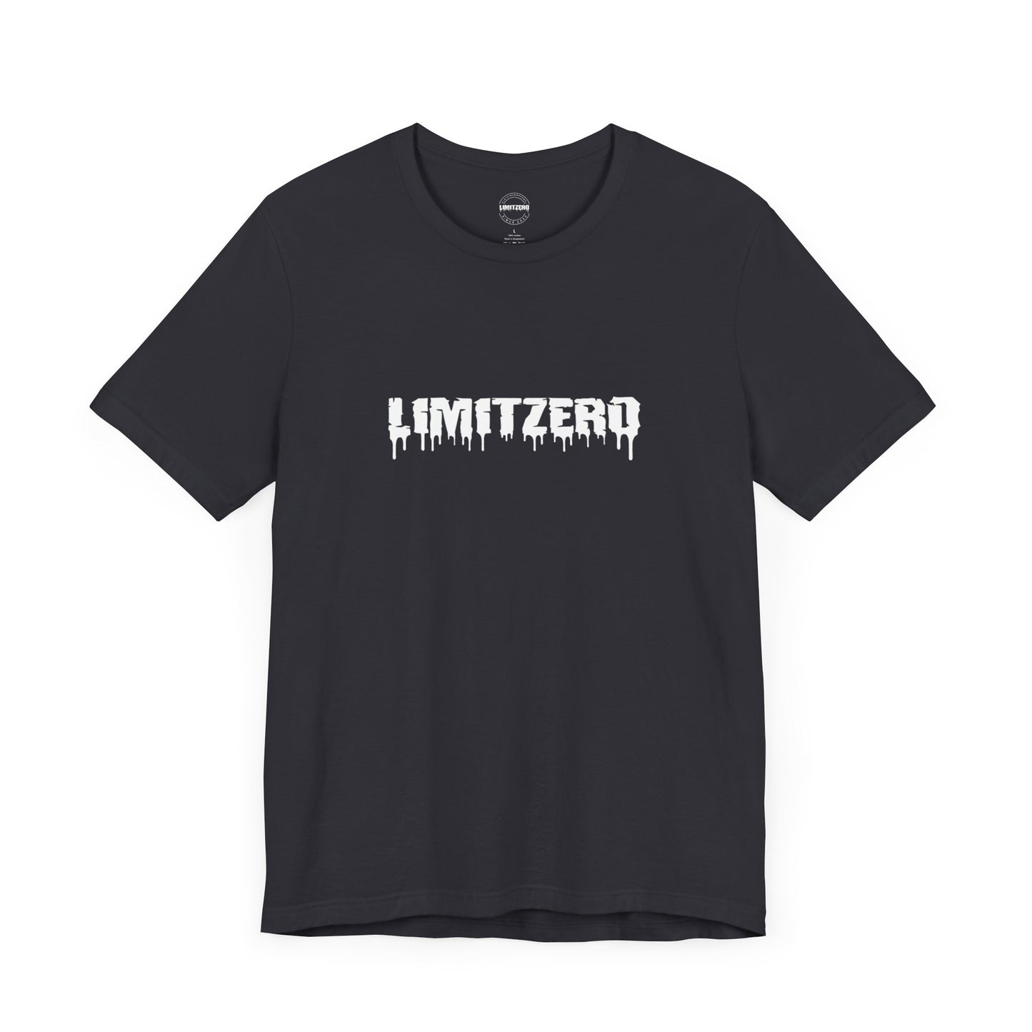 LimitZero Front New Era Drip White Logo Tee