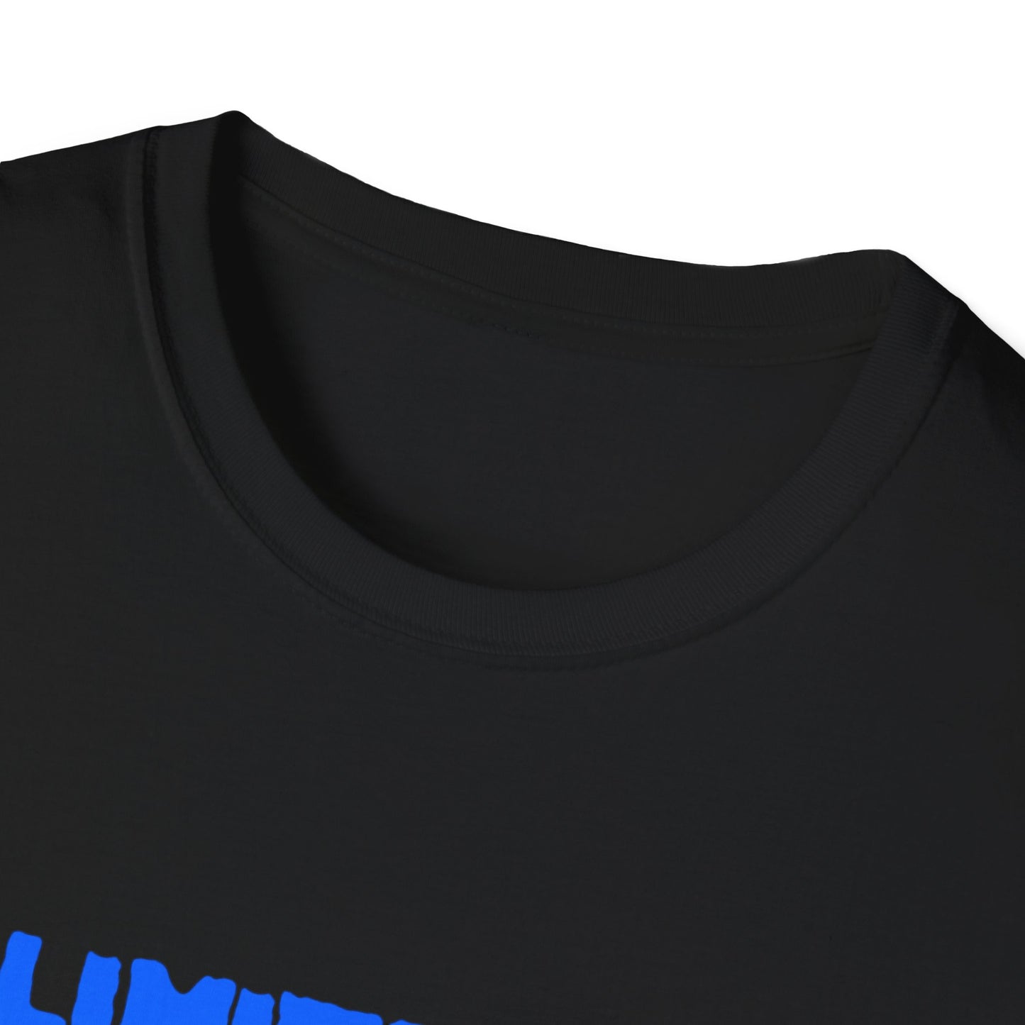 LimitZero Front Blue Drip Logo Tee