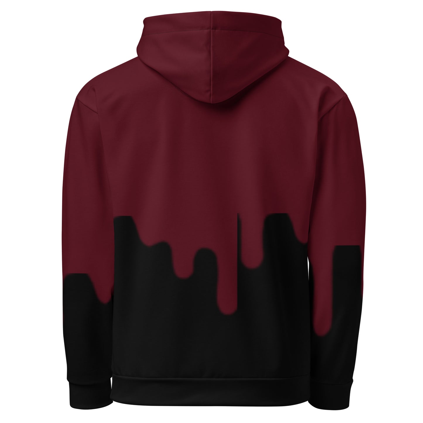 LimitZero LimitedEdition Logo V2 2-Drip-Color (Burgundy/Black) Unisex Hoodie