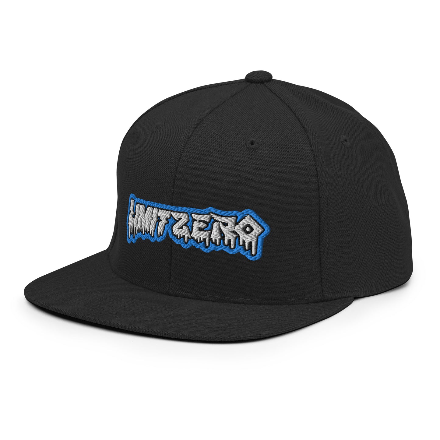 LimitZero Embroided Curved Neon-Drip FlatCap