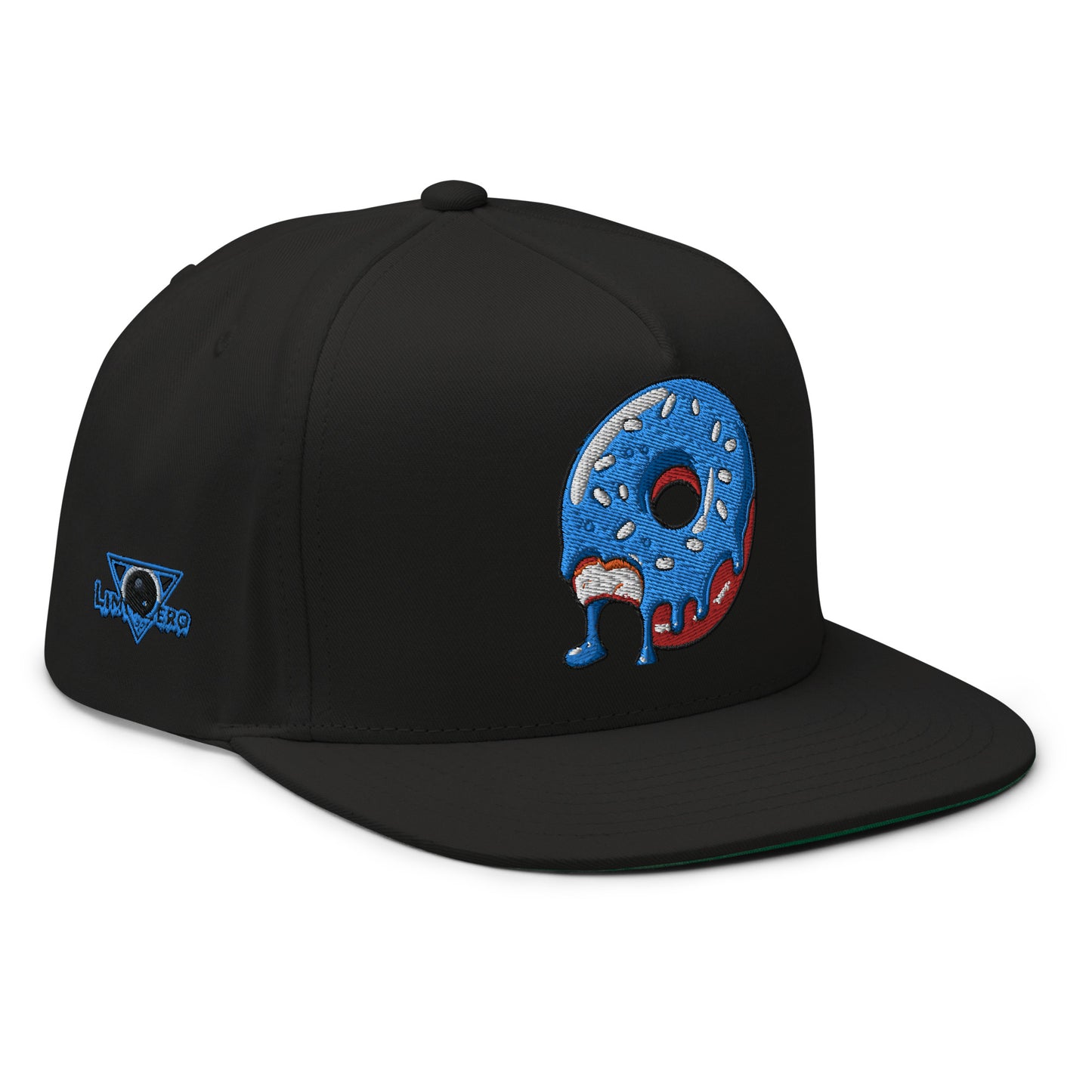 LimitZero LimitedEdition Embroided Donut Flat Cap