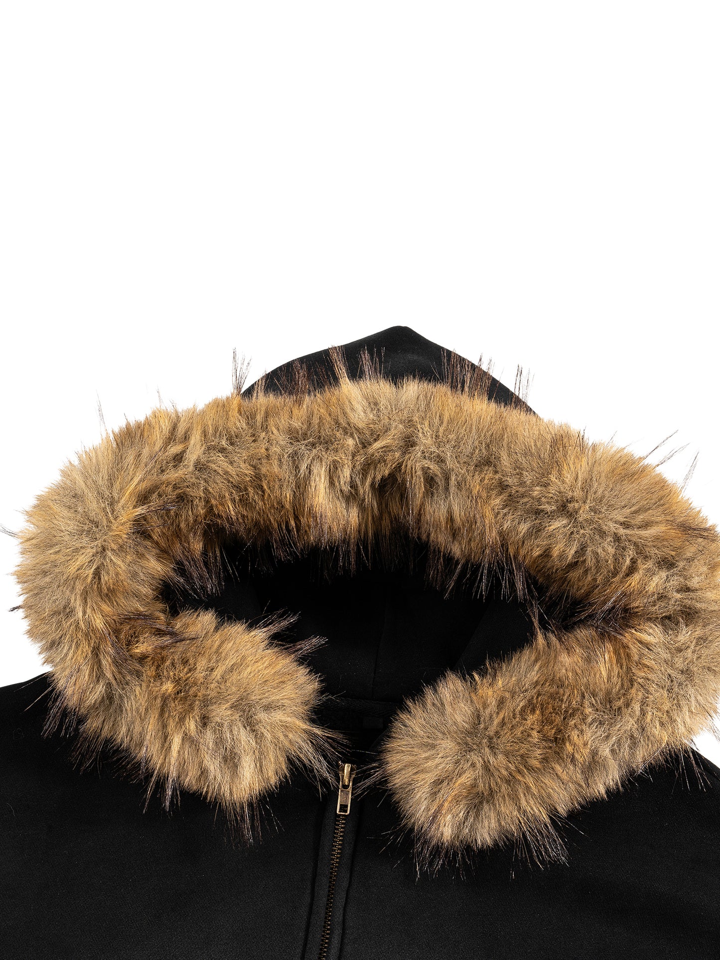 LimitZero LimitedEdition Moon-Fade Detachable Fur Hoodie
