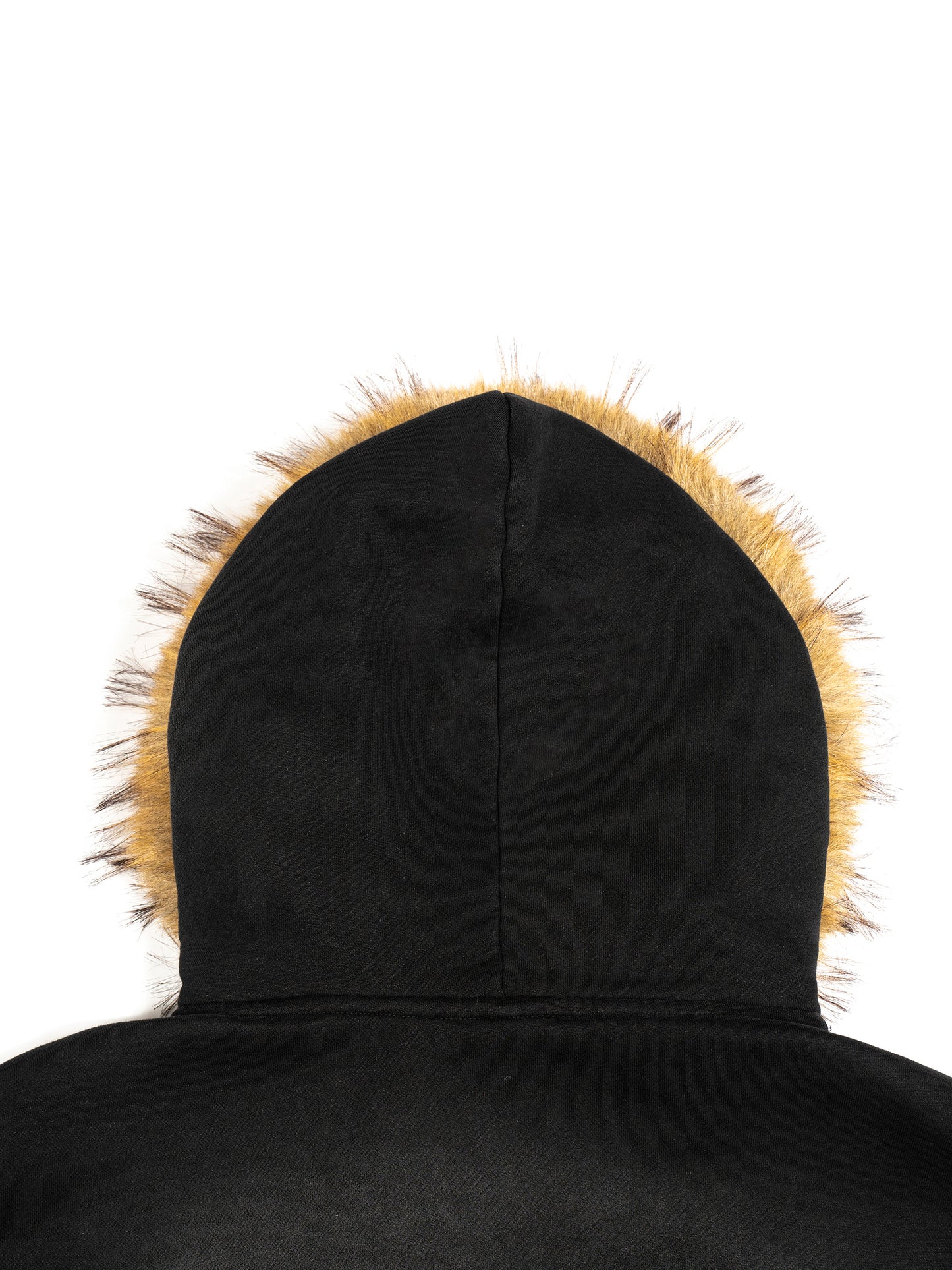 LimitZero LimitedEdition Moon-Fade Detachable Fur Hoodie
