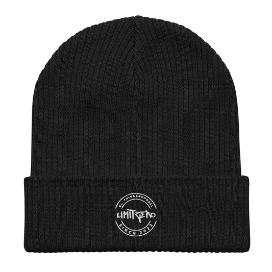 LimitZero Embroided Logo V3 Unisex Organic beanie