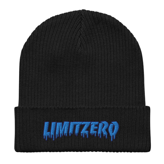 LimitZero Curved Drip Logo beanie