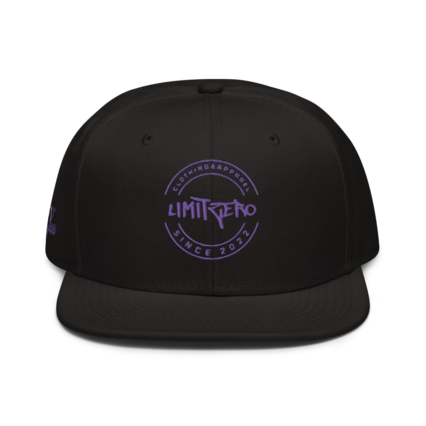 LimitZero LimitedEdition Embroided Purple Logo V3 FlatCap