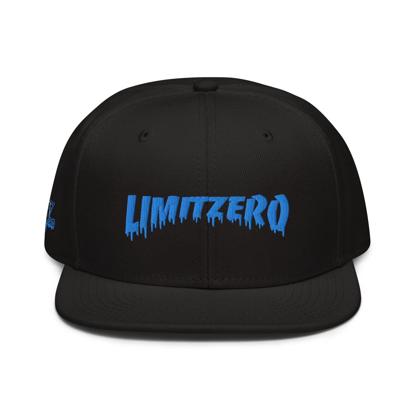 LimitZero LimitedEdition Embroided Curved Drip Logo FlatCap