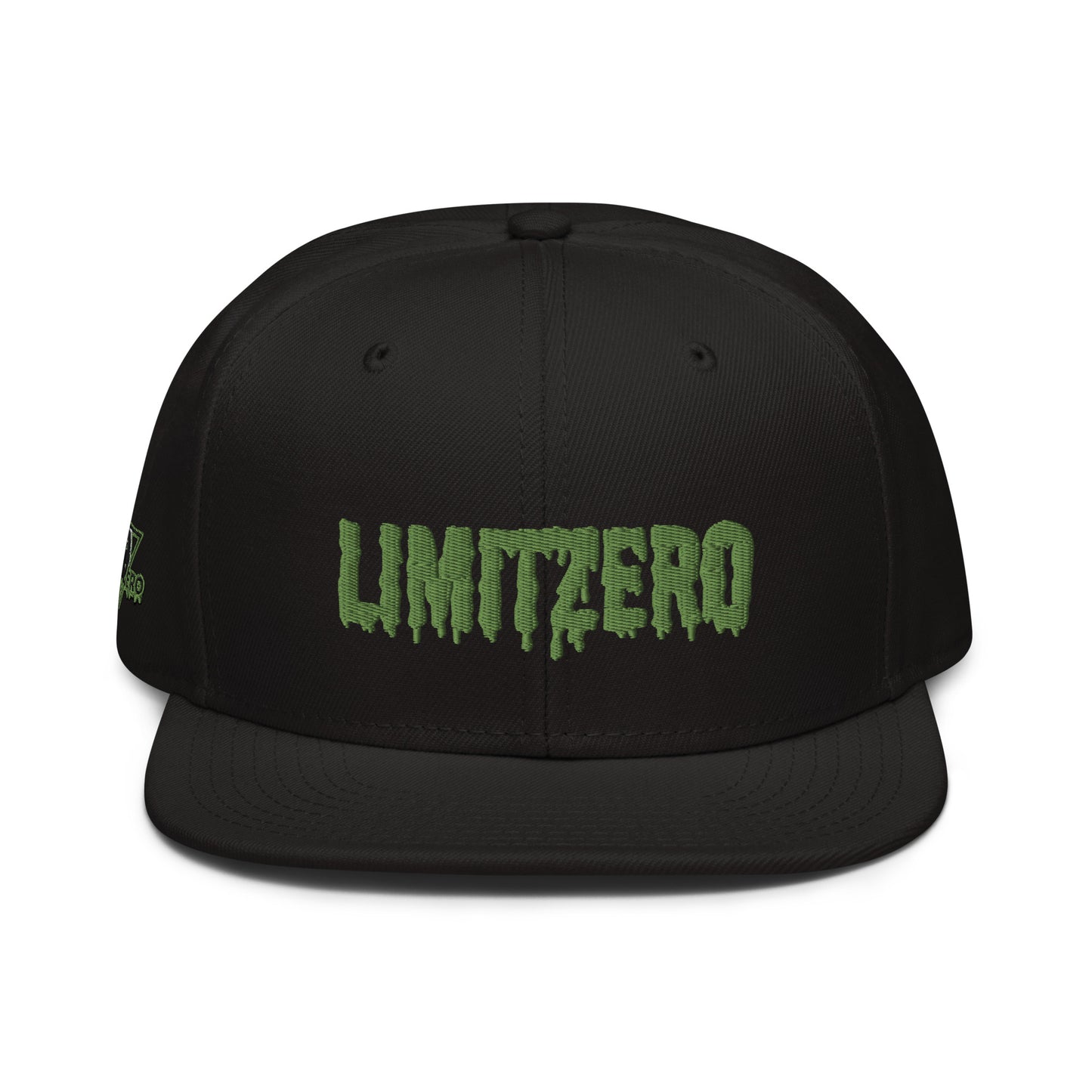 LimitZero LimitedEdition Embroided Green Slime Logo FlatCap