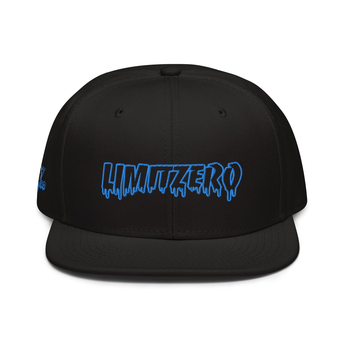 LimitZero Embroided Semi-Curved Drip outline Logo FlatCap