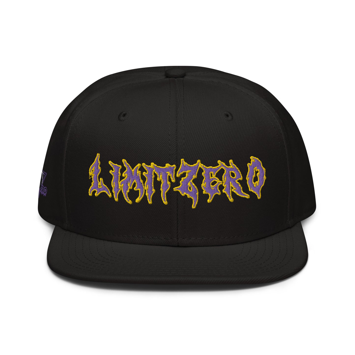 LimitZero Embroided Purple&Gold FlatCap