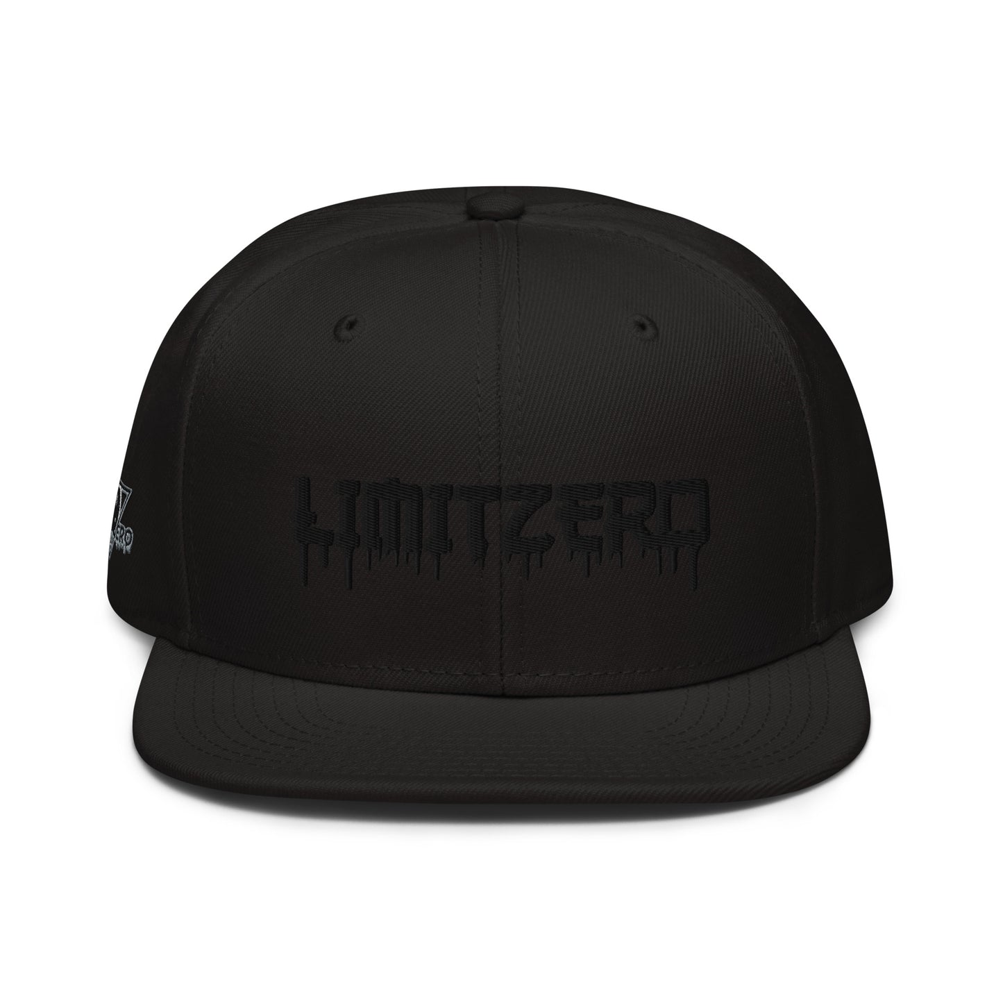 LimitZero Embroided White JapanDrip FlatCap