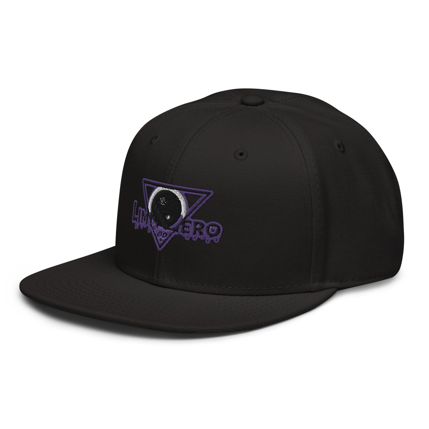 LimitZero LimitedEdition Embroided Purple Logo FlatCap