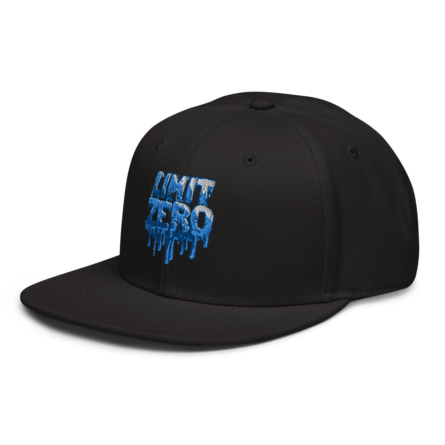 LimitZero Embroided Blue 3D Drip FlatCap