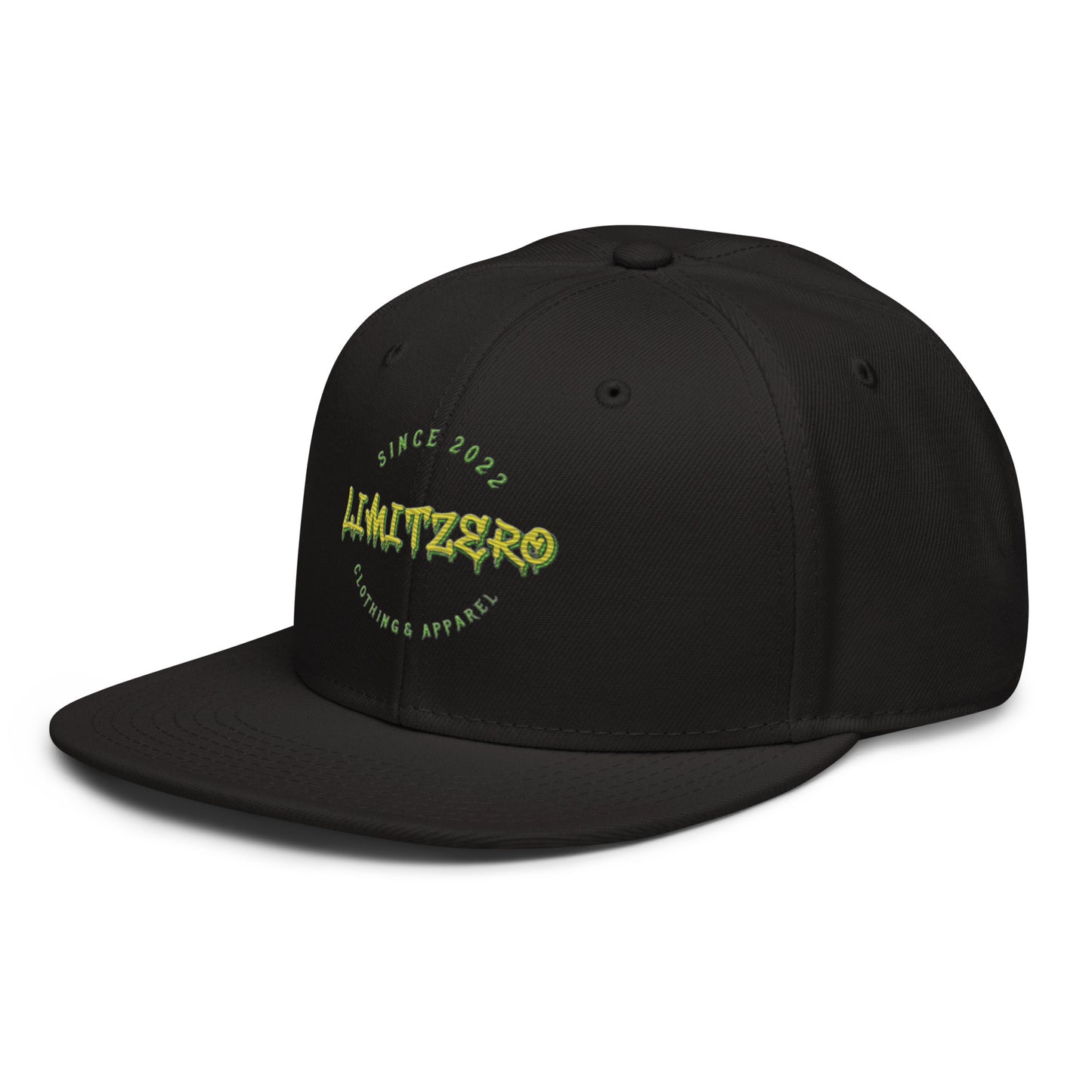 LimitZero Embroided Cr33p Logo FlatCap