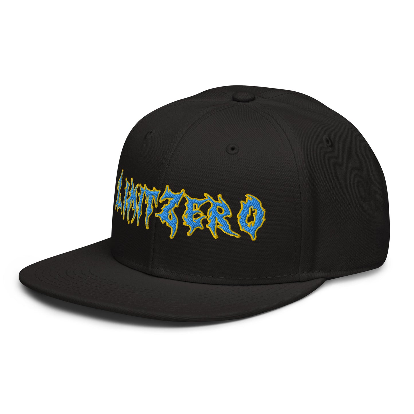 LimitZero Embroided Blue&Gold FlatCap