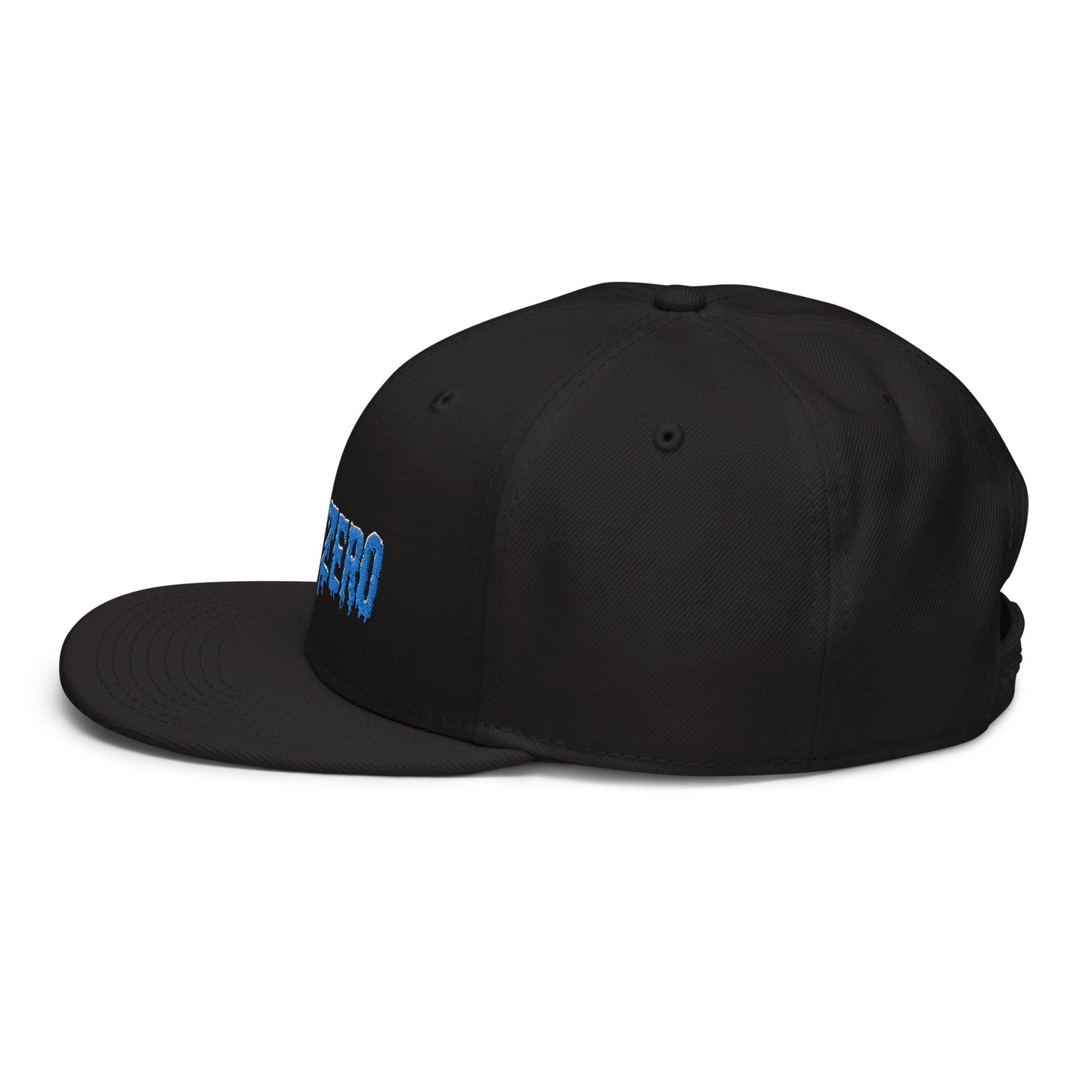 LimitZero LimitedEdition Embroided Blue Slime Drip Logo FlatCap