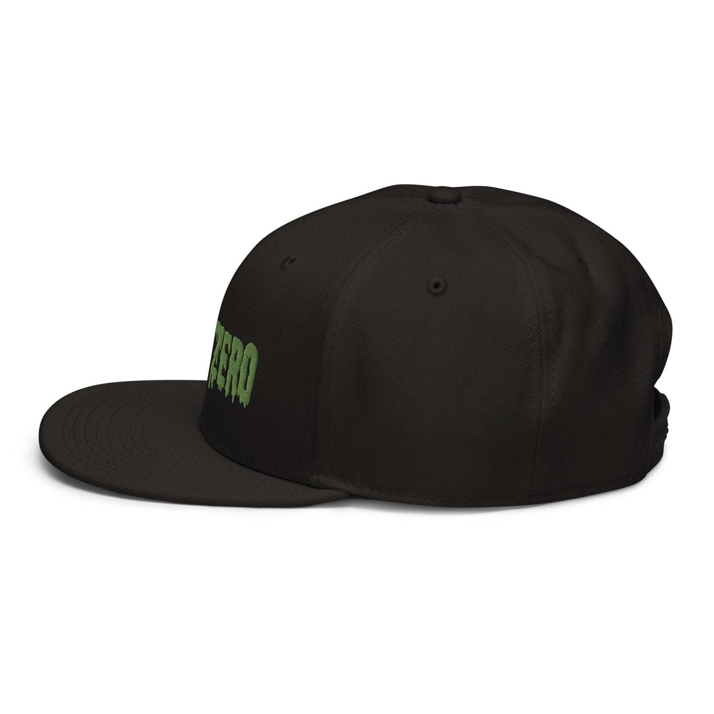 LimitZero LimitedEdition Embroided Green Slime Logo FlatCap