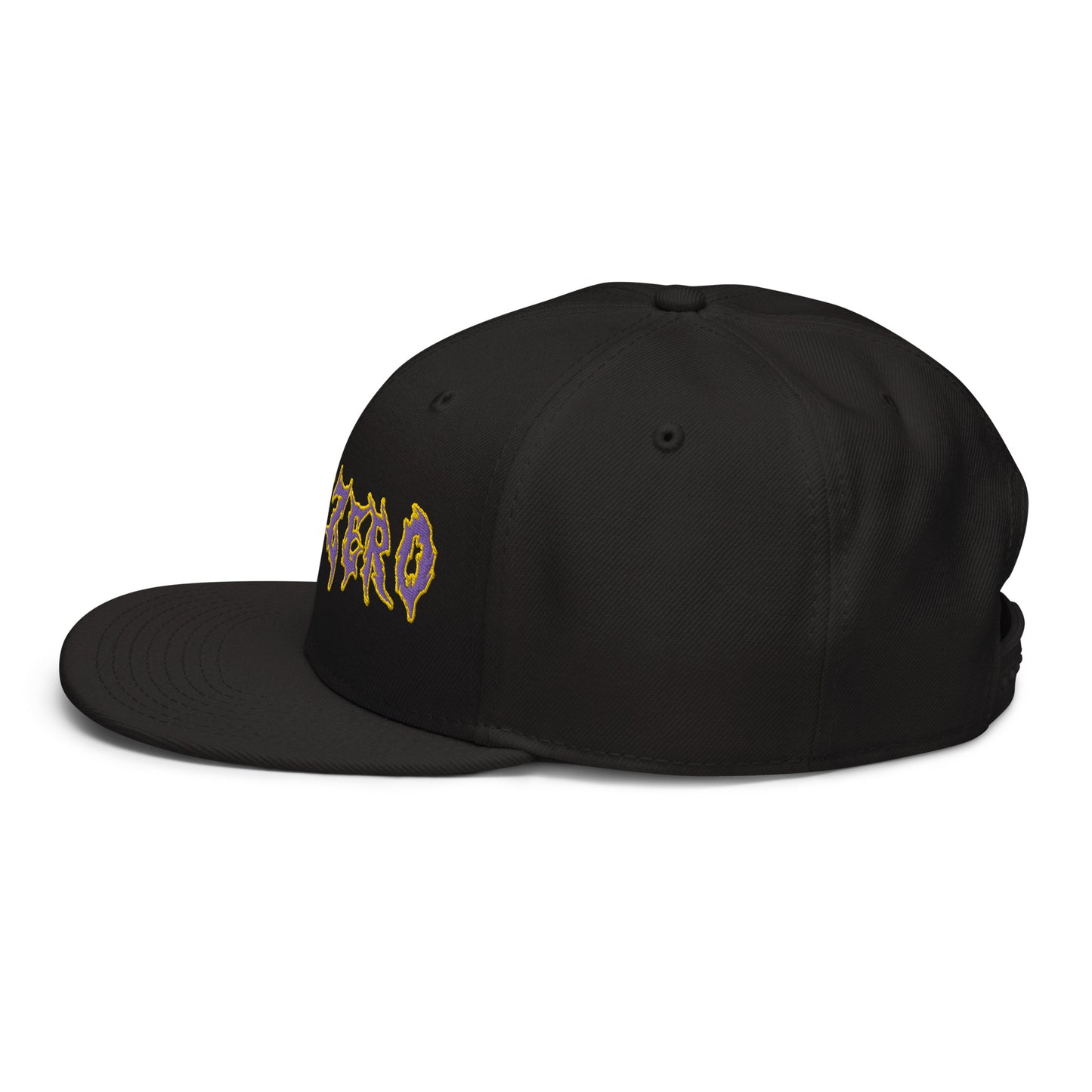 LimitZero Embroided Purple&Gold FlatCap