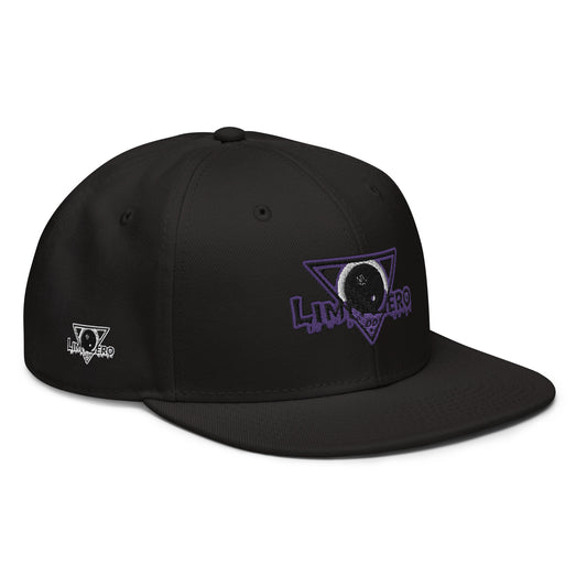 LimitZero LimitedEdition Embroided Purple Logo FlatCap