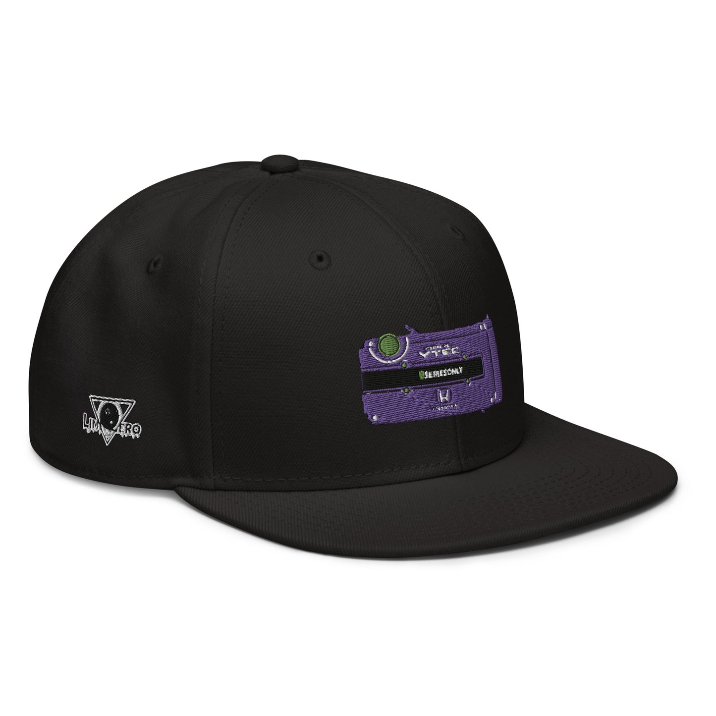 LimitZero LimitedEdition Embroided Purple B-series FlatCap