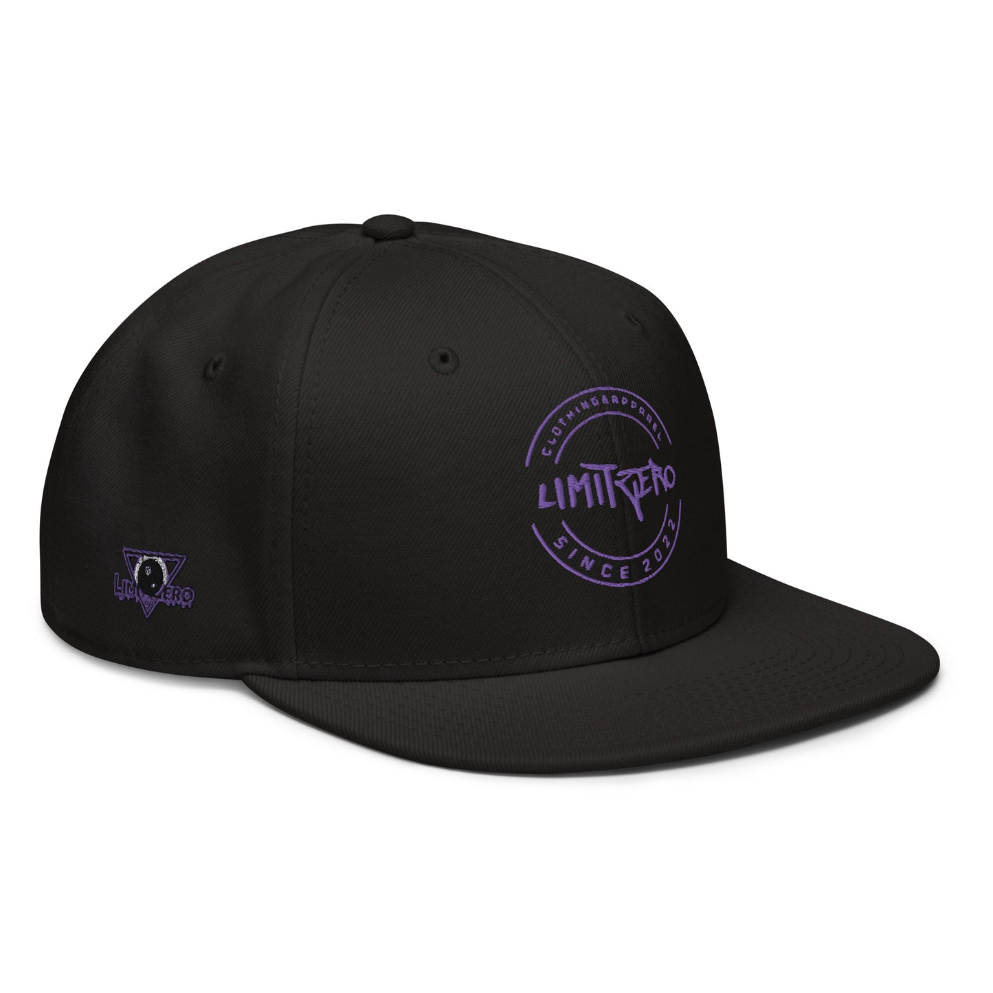 LimitZero LimitedEdition Embroided Purple Logo V3 FlatCap