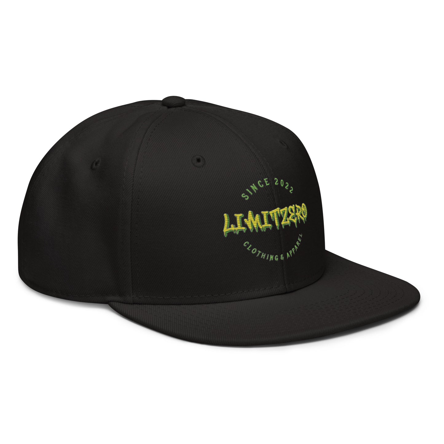 LimitZero Embroided Cr33p Logo FlatCap