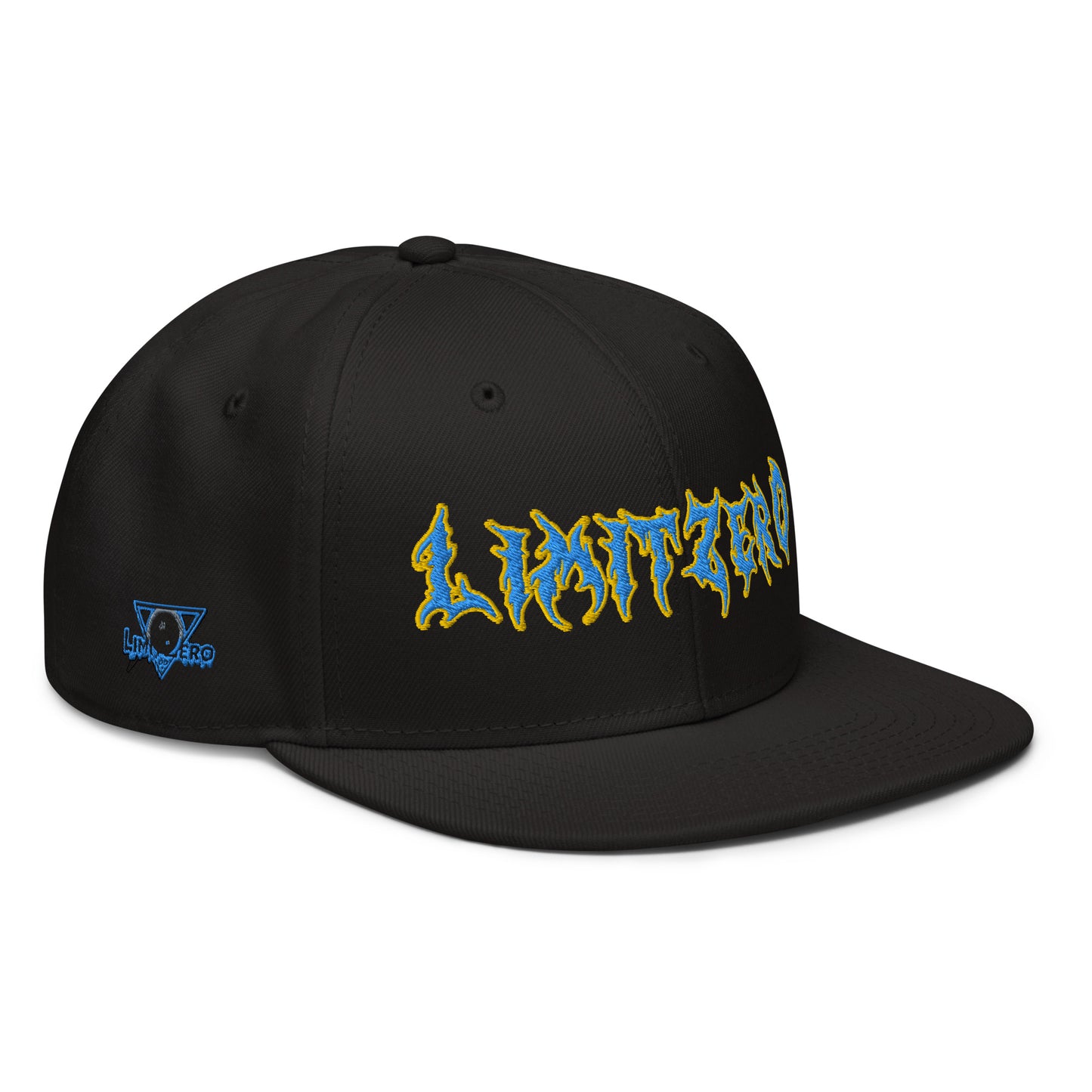 LimitZero Embroided Blue&Gold FlatCap