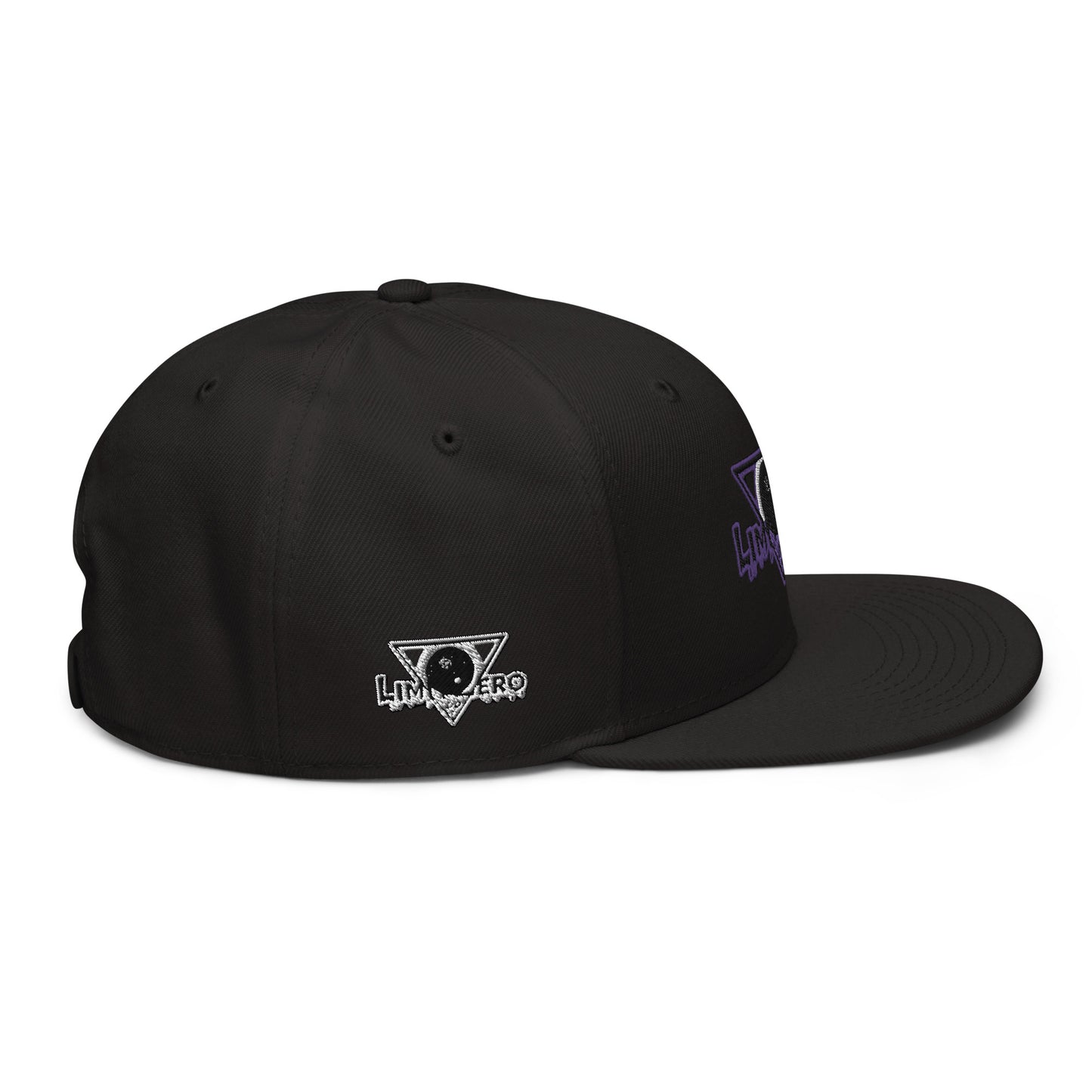 LimitZero LimitedEdition Embroided Purple Logo FlatCap