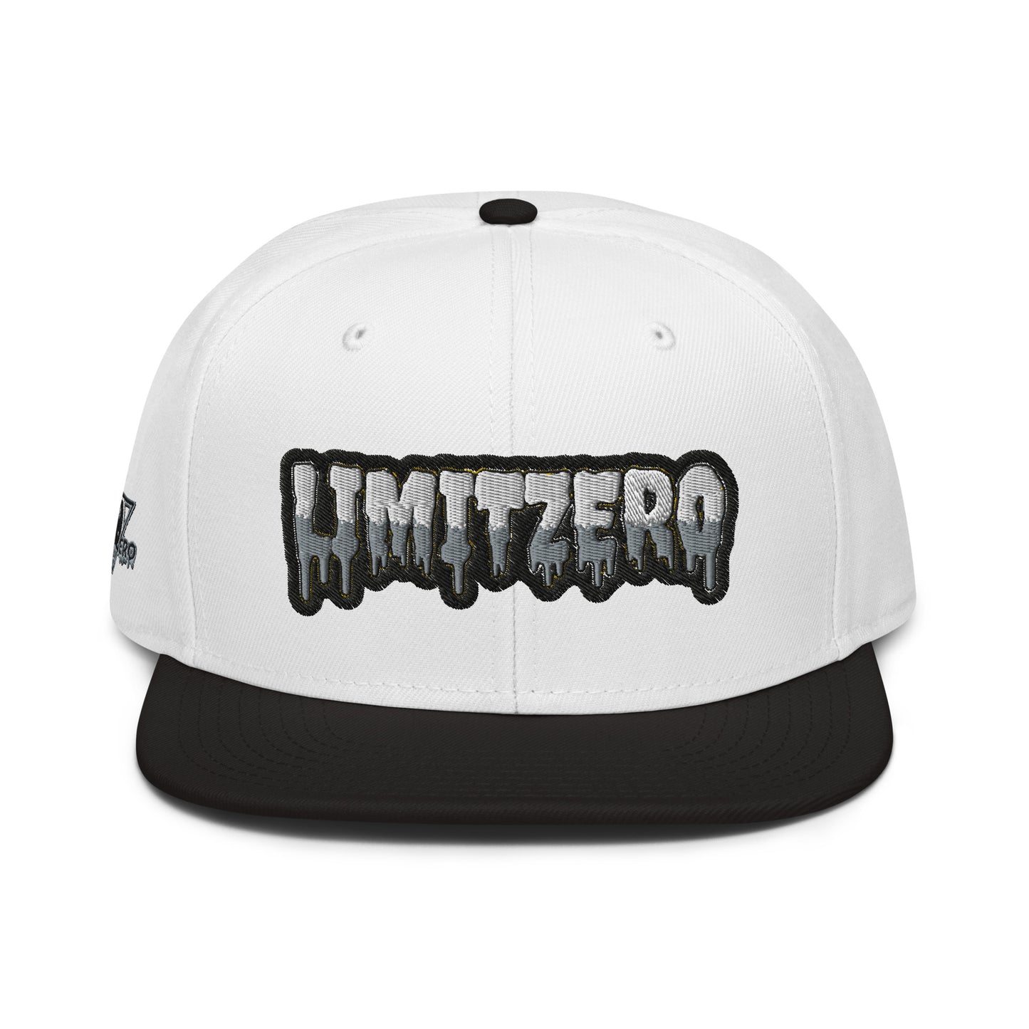 LimitZero Embroided White 2-Tone Logo FlatCap