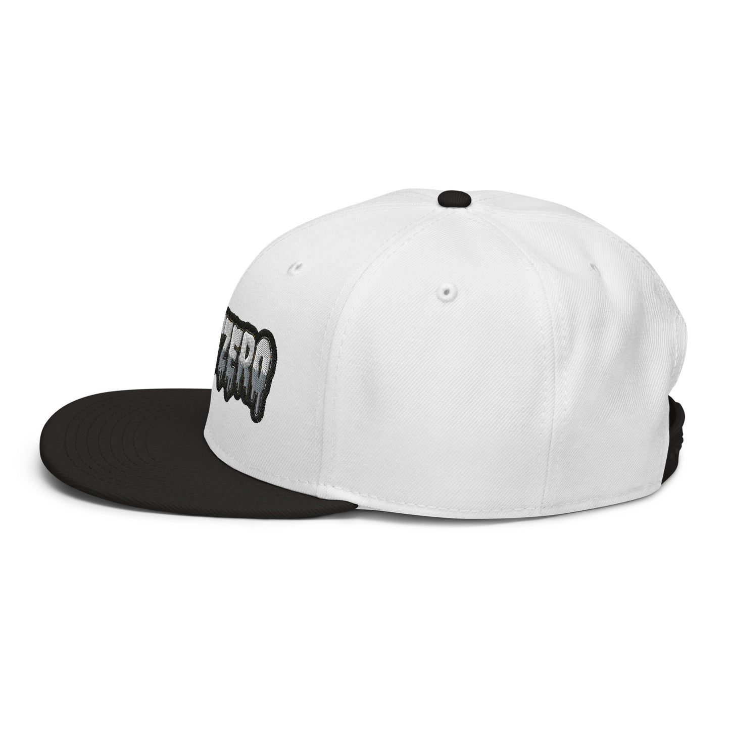 LimitZero Embroided White 2-Tone Logo FlatCap