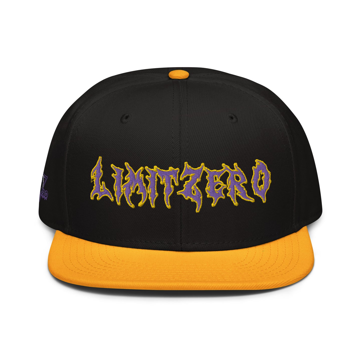 LimitZero Embroided Purple&Gold FlatCap