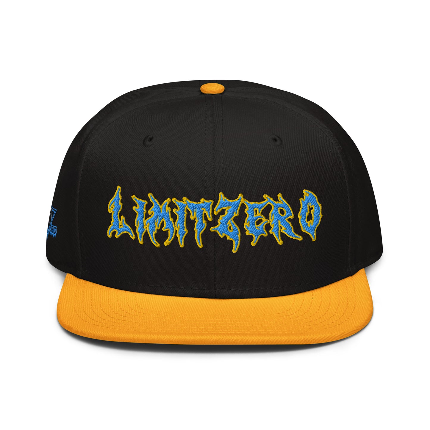 LimitZero Embroided Blue&Gold FlatCap