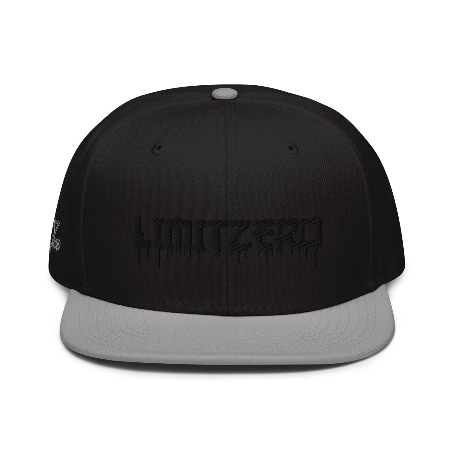 LimitZero Embroided White JapanDrip FlatCap