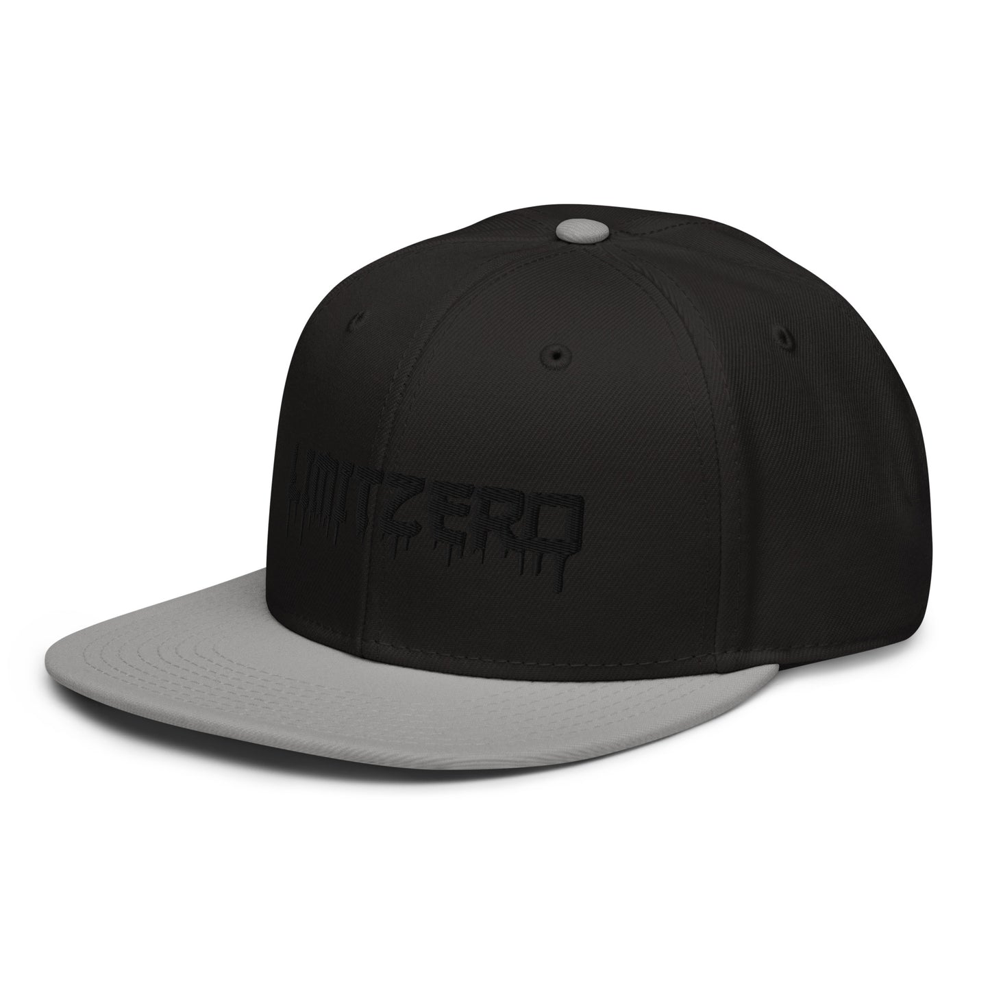 LimitZero Embroided White JapanDrip FlatCap