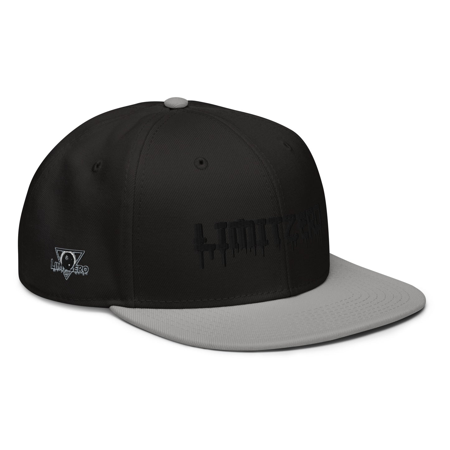 LimitZero Embroided White JapanDrip FlatCap