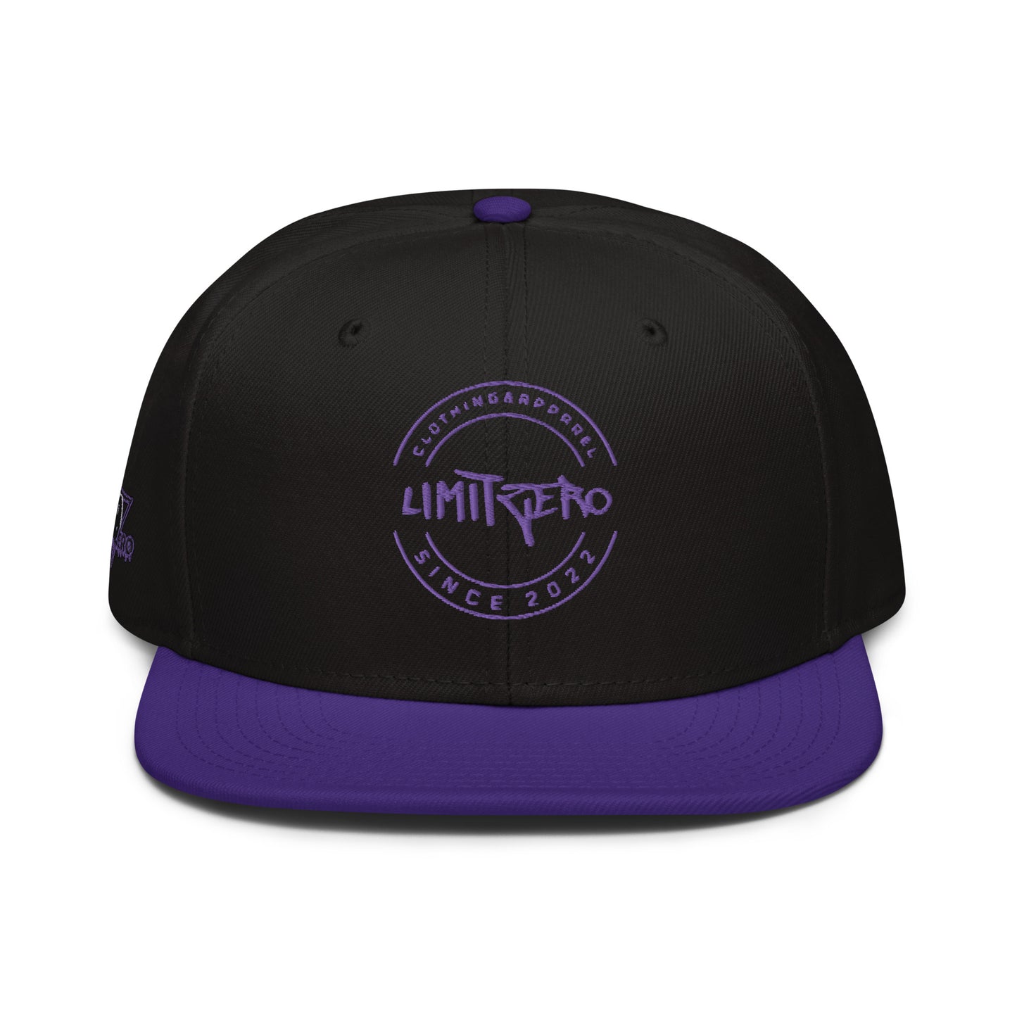 LimitZero LimitedEdition Embroided Purple Logo V3 FlatCap