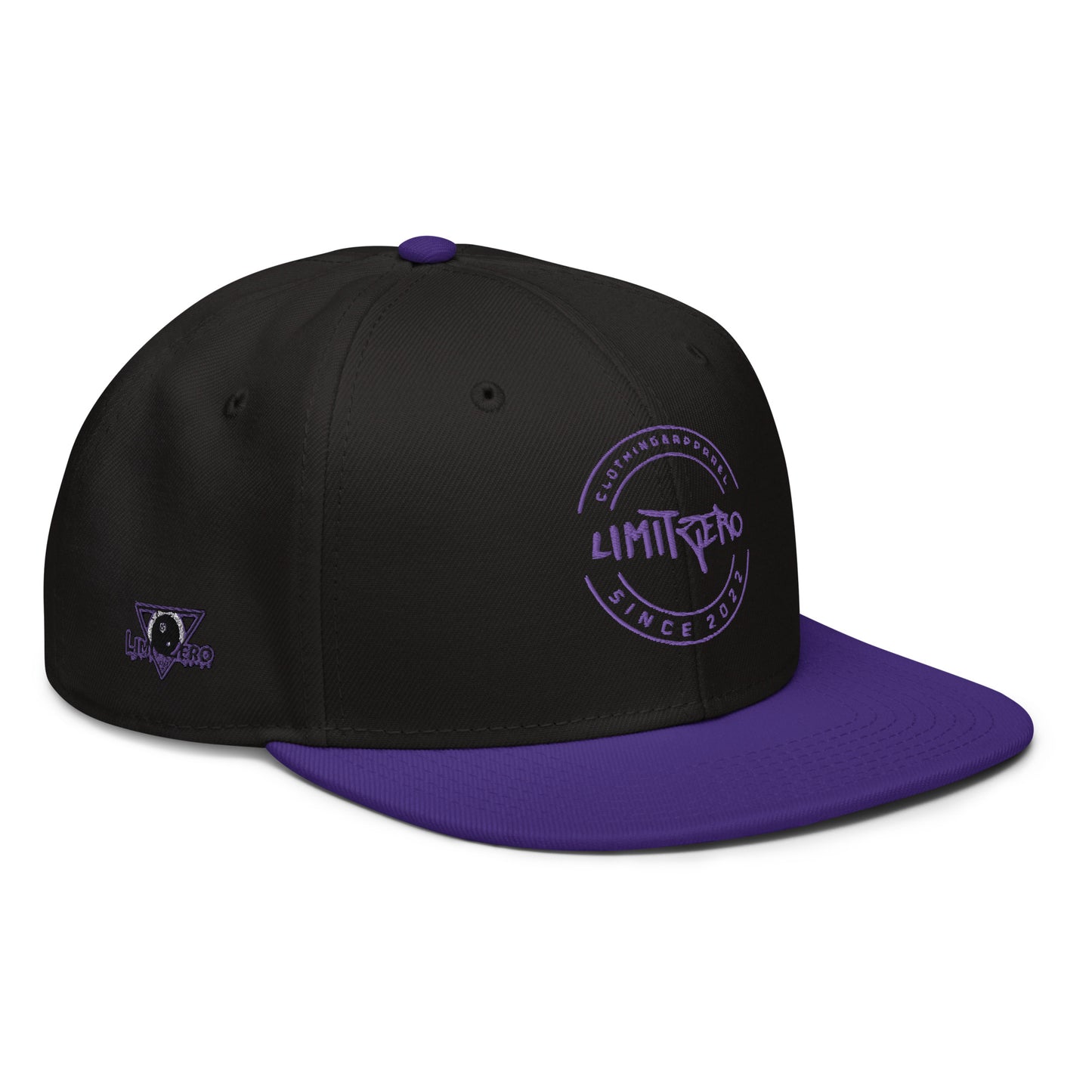 LimitZero LimitedEdition Embroided Purple Logo V3 FlatCap