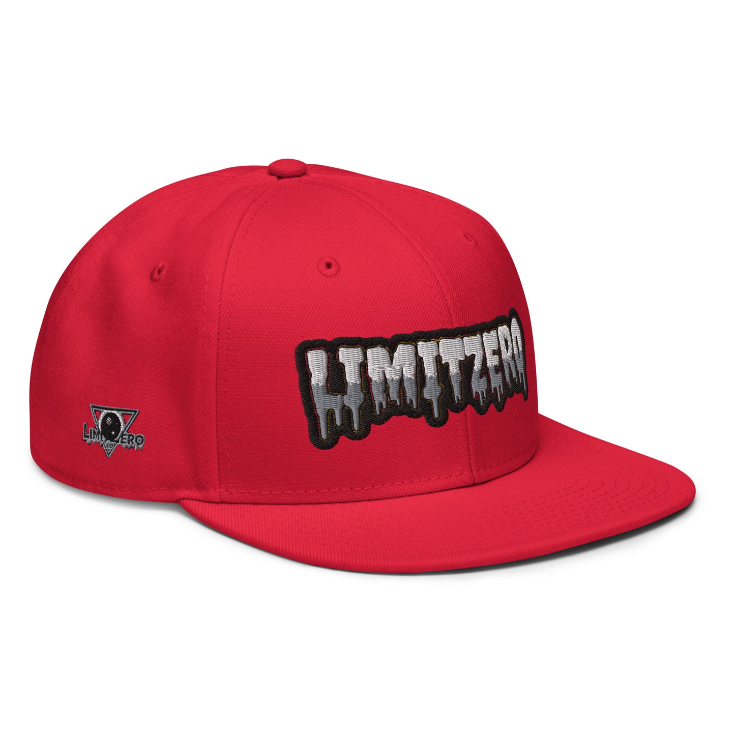 LimitZero Embroided White 2-Tone Logo FlatCap