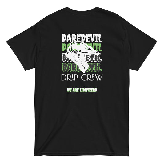 LimitZero Embroided Green DAREDEVIL T