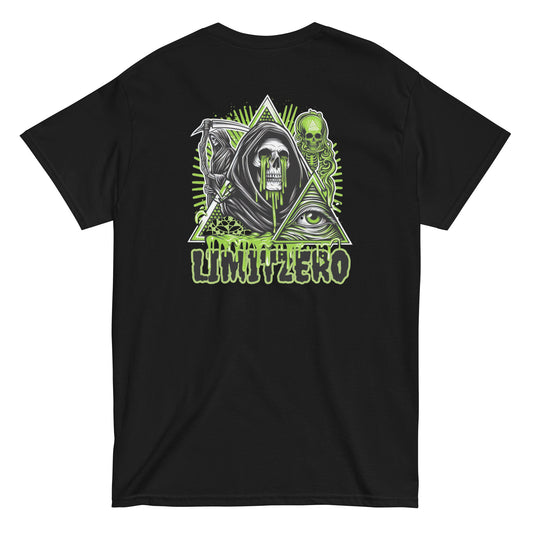 LimitZero Embroided Cr33p Grim Graphic T