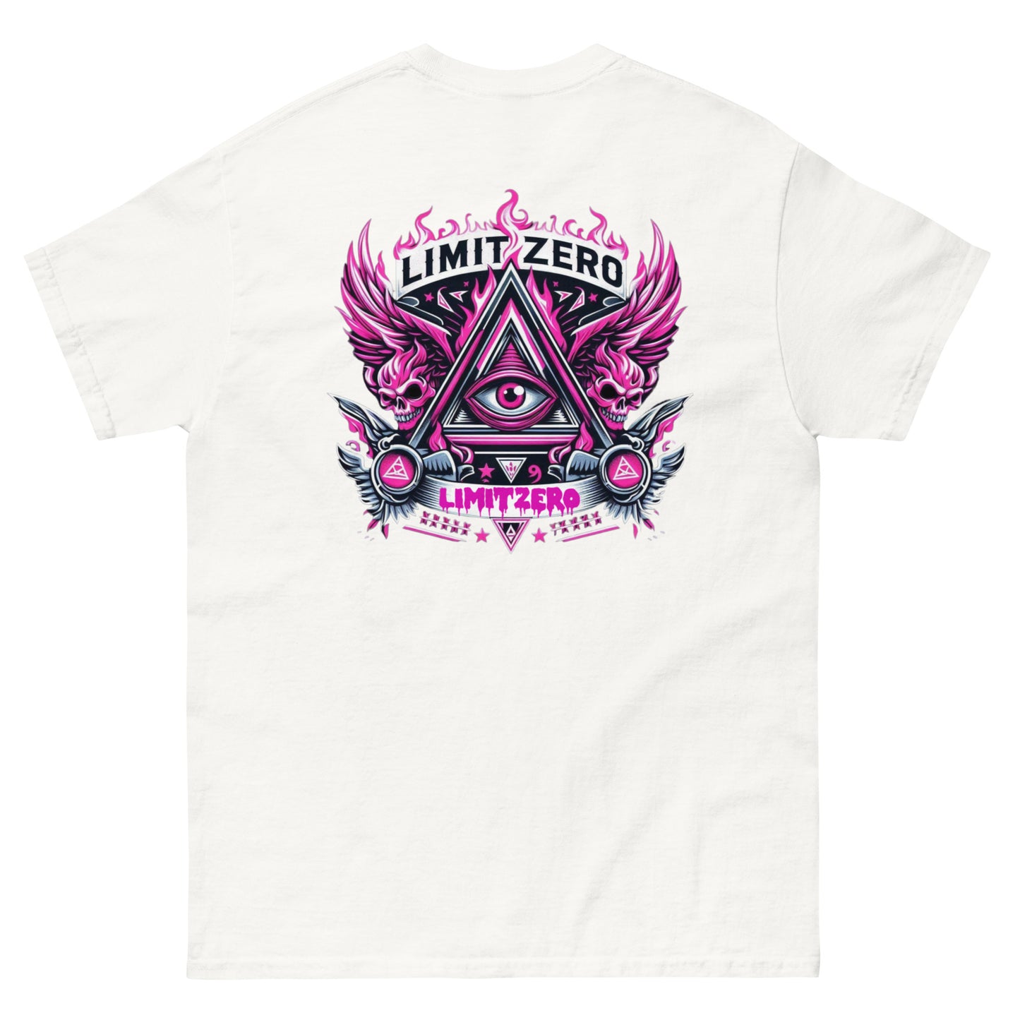 LimitZero LimitedEdition Embroided Heart of the Grim T (Pink Embroidery)