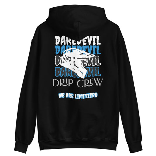 LimitZero LimitedEdition Embroided Daredevil Unisex Hoodie