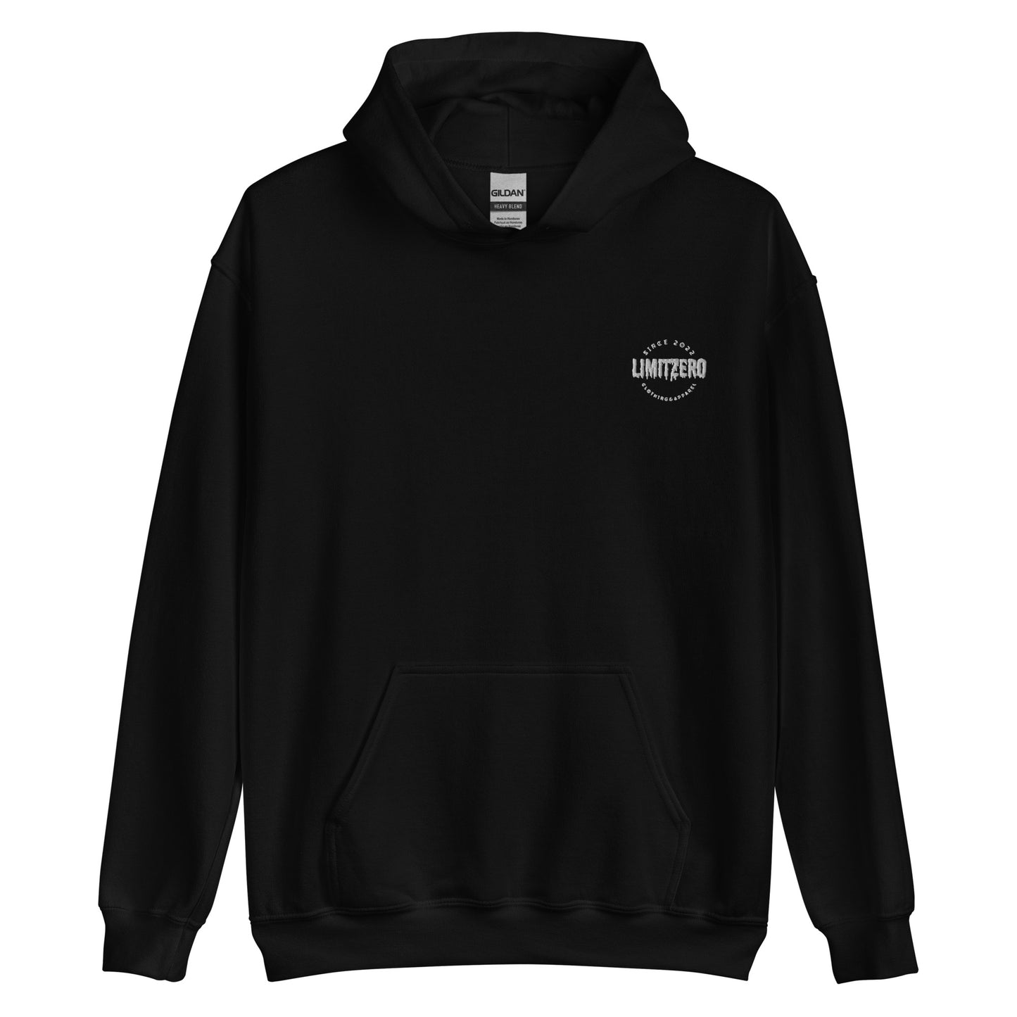 LimitZero LimitedEdition Embroided Distorted Souls Unisex hoodie