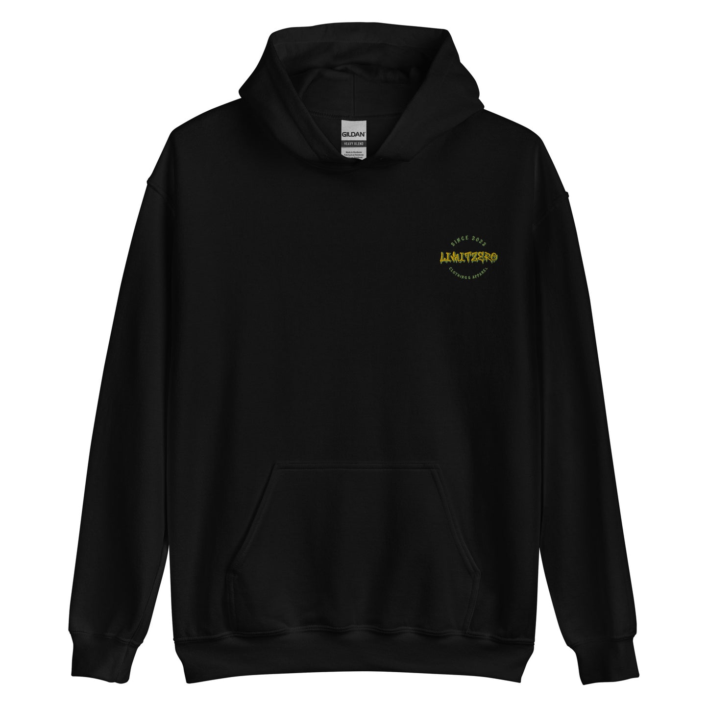 LimitZero Embroided Cr33p Logo Plain Unisex Hoodie