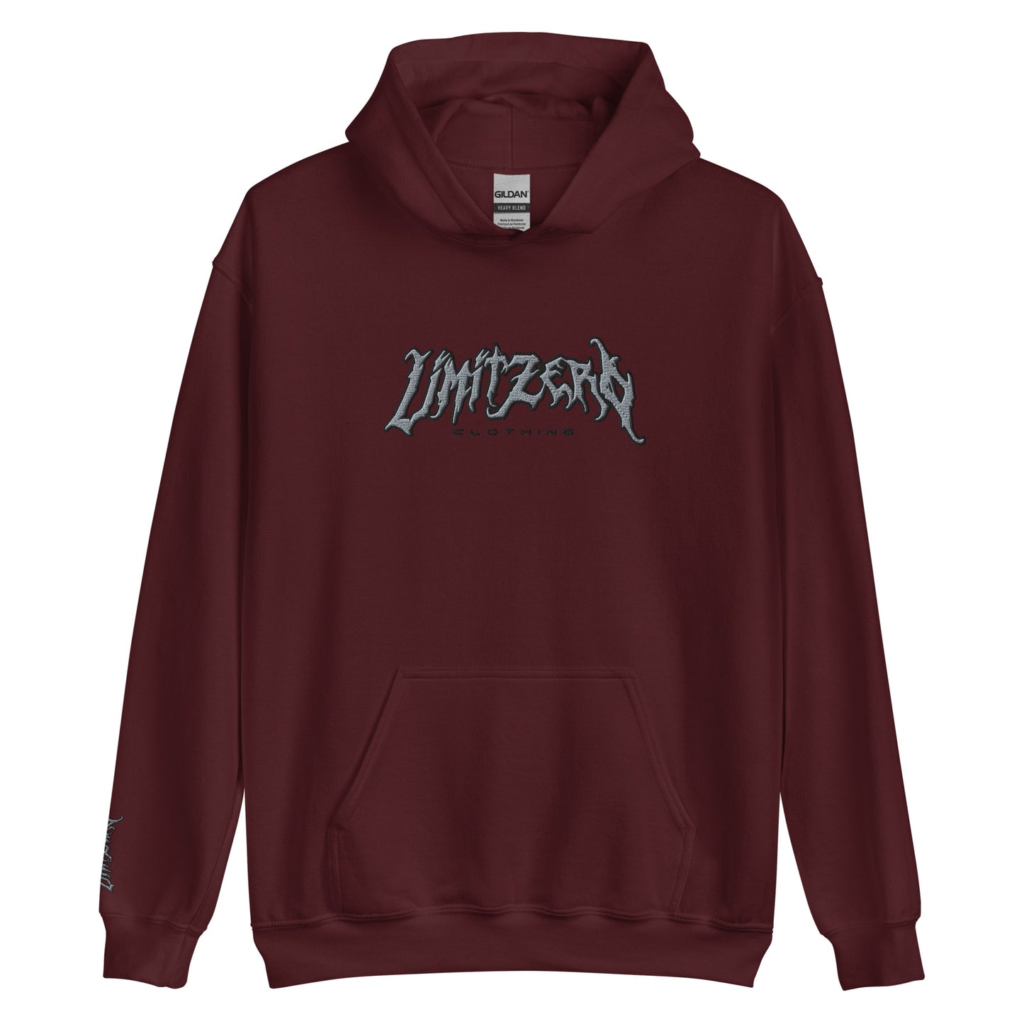 LimitZero LimitedEdition Embroided B-Metal Hoodie